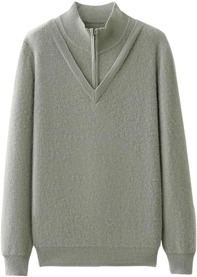 Толстовка из кашемира мужская с длинным рукавом и полумолнией GFHSKRPL
Толстовка из кашемира мужская с длинным рукавом и полумолнией GFHSKRPL