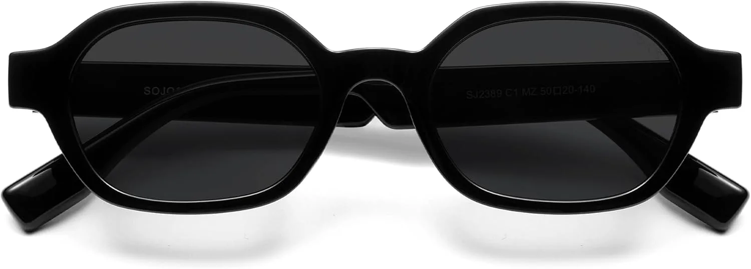 Солнцезащитные очки SOJOS Retro Polarized Hexagon для женщин и мужчин, UV400, модные прямоугольные, в стиле 70-х, 80-х и 90-х годов, модель SJ2389, Black
Солнцезащитные очки SOJOS Retro Polarized Hexagon для женщин и мужчин, UV400, модные прямоугольные, в стиле 70-х, 80-х и 90-х годов, модель SJ2389, Black