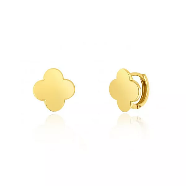 Золотые серьги-клеверы, желтое золото 14 карат The Lovery, gold
Золотые серьги-клеверы, желтое золото 14 карат The Lovery, gold