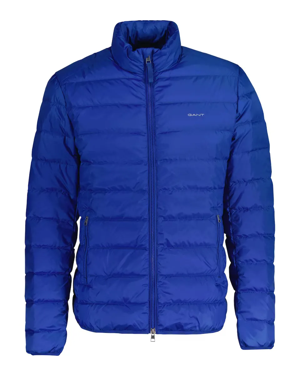 Мужской пуховик с прямым воротником и боковыми карманами на молнии Gant, синий
Мужской пуховик с прямым воротником и боковыми карманами на молнии Gant, синий