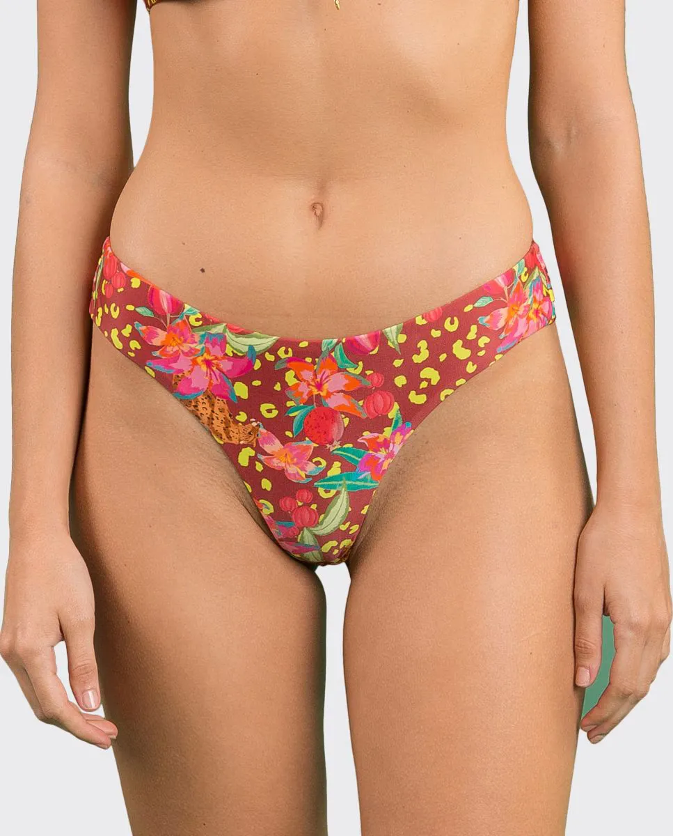 Бразильские плавки бикини с принтом Río de Sol, коричневый
Бразильские плавки бикини с принтом Río de Sol, коричневый