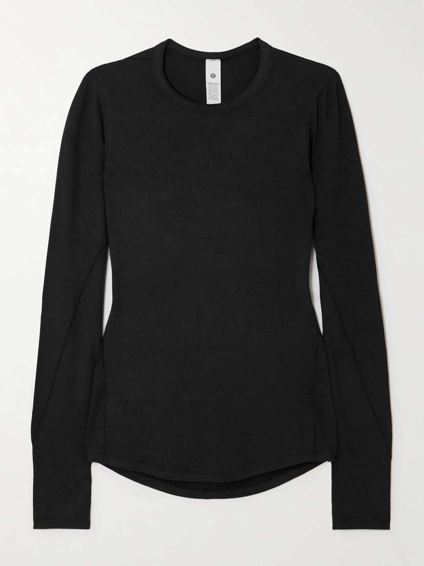 Футболка из модального джерси Lenzing с резинкой и эластичным лифом Lululemon, черный
Футболка из модального джерси Lenzing с резинкой и эластичным лифом Lululemon, черный