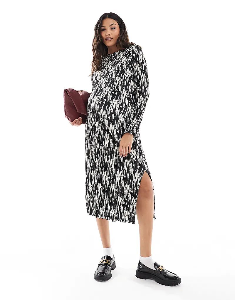 Mamalicious Maternity платье миди плиссе с разрезом сбоку с монохромным принтом Mama.licious
Mamalicious Maternity платье миди плиссе с разрезом сбоку с монохромным принтом Mama.licious