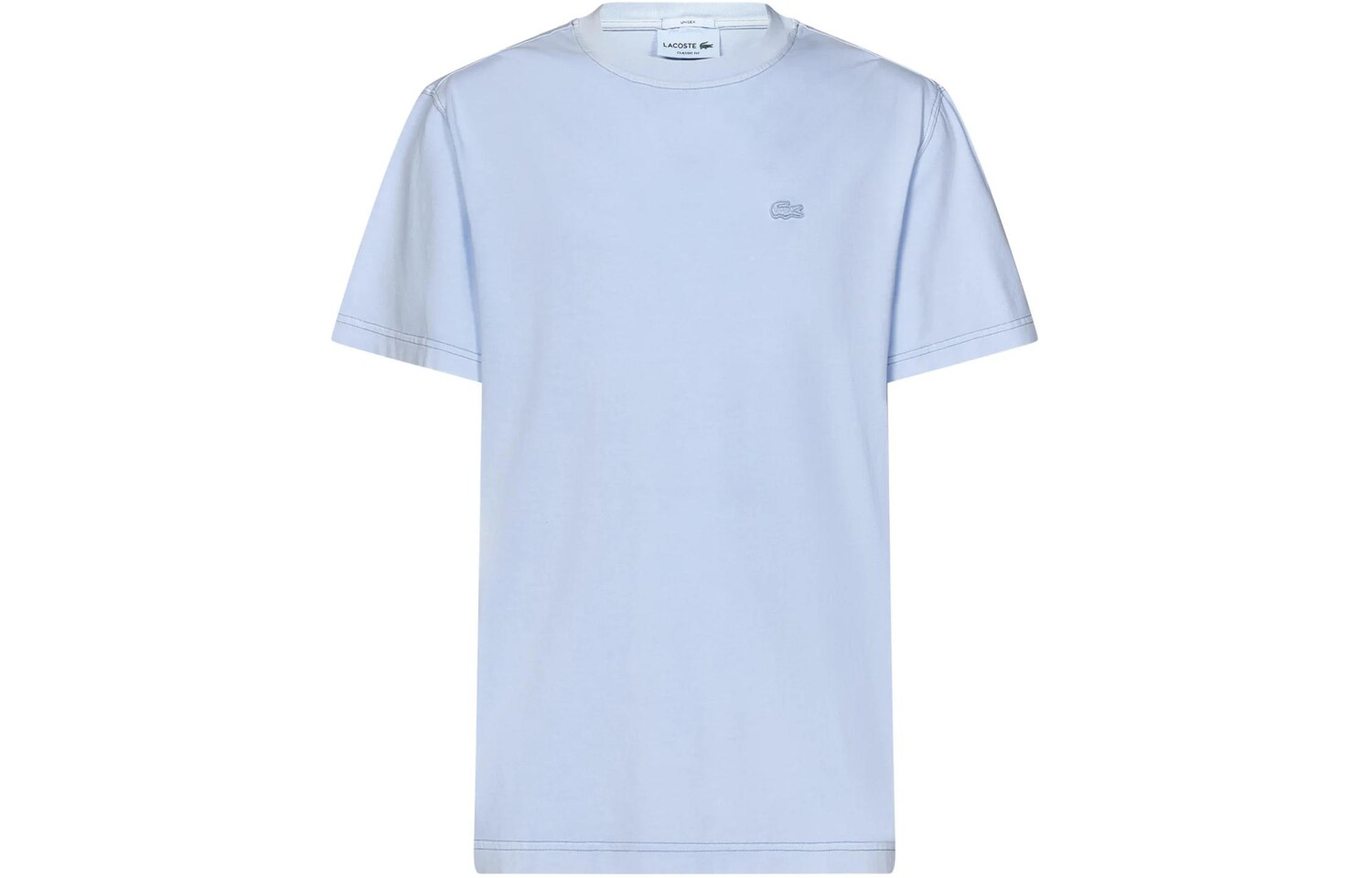 Футболка мужская небесно-голубая Lacoste, голубой 
Футболка мужская небесно-голубая Lacoste, голубой