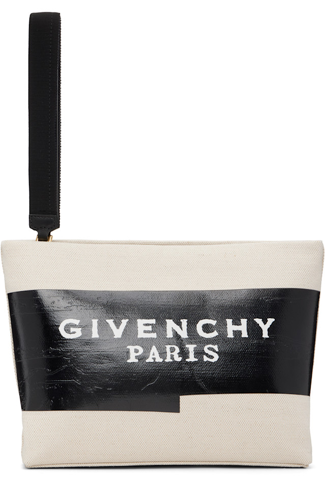 Givenchy Черно-Бежевый чехол с лентой "givenchy"
Givenchy Черно-Бежевый чехол с лентой "givenchy"