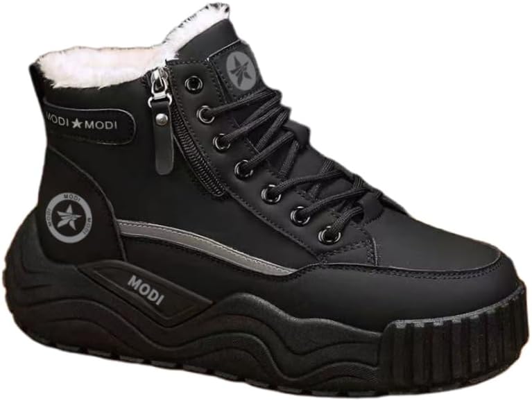 Мужские зимние ботинки с толстой подошвой, теплые и удобные для осени и зимы. Резиновая противоскользящая подошва. Зашнуровываются Fusecottc, черный
Мужские зимние ботинки с толстой подошвой, теплые и удобные для осени и зимы. Резиновая противоскользящая подошва. Зашнуровываются Fusecottc, черный