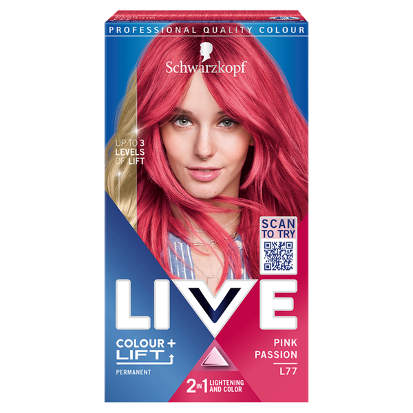 Краска для волос L77 осветление и окрашивание розовая страсть, 1 упаковка. Live Colour + lift
Краска для волос L77 осветление и окрашивание розовая страсть, 1 упаковка. Live Colour + lift