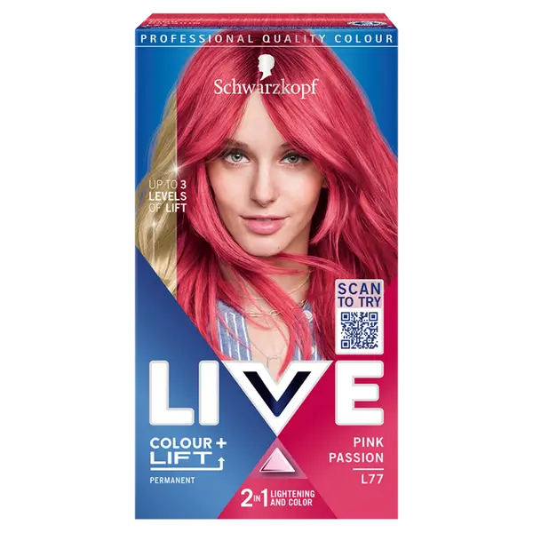 Краска для волос L77 осветление и окрашивание розовая страсть, 1 упаковка. Live Colour + lift
Краска для волос L77 осветление и окрашивание розовая страсть, 1 упаковка. Live Colour + lift