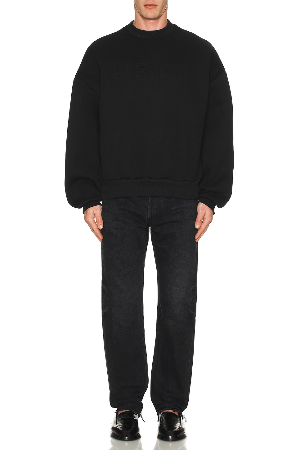 Вечный свитер с круглым вырезом Fear Of God, Black
Вечный свитер с круглым вырезом Fear Of God, Black