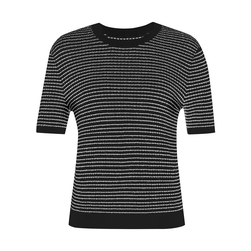 Пуловер Deep Breath в полоску с короткими рукавами, белый
Пуловер Deep Breath в полоску с короткими рукавами, белый