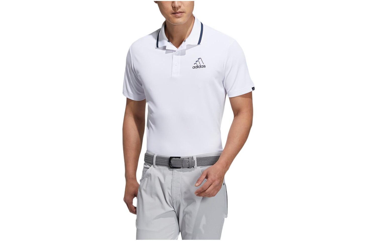Рубашка поло мужская белая Adidas, белый
Рубашка поло мужская белая Adidas, белый