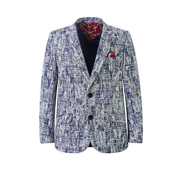 Детский блейзер slim fit с принтом краски Elie Balleh, Blue
Детский блейзер slim fit с принтом краски Elie Balleh, Blue