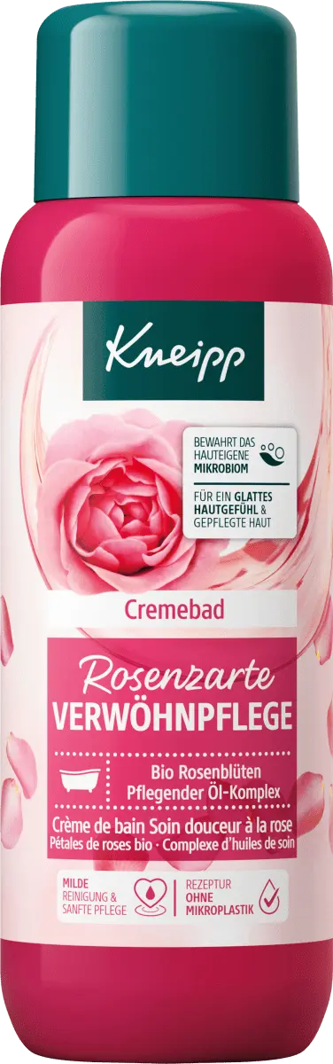 Крем-ванна Роза нежный уход за телом 400 мл Kneipp
Крем-ванна Роза нежный уход за телом 400 мл Kneipp