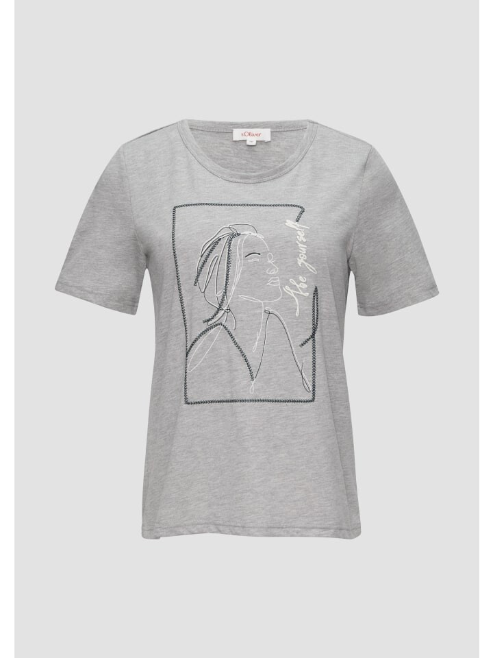 Футболка sOliver kurzarm, серый
Футболка sOliver kurzarm, серый