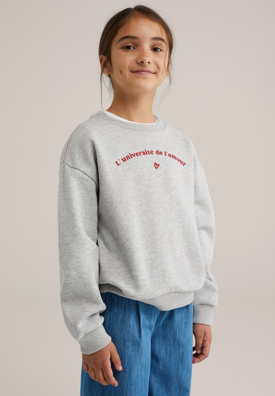 Толстовка WE Fashion Sweatshirt, Blended Light Grey/Light Grey
Толстовка WE Fashion Sweatshirt, Blended Light Grey/Light Grey