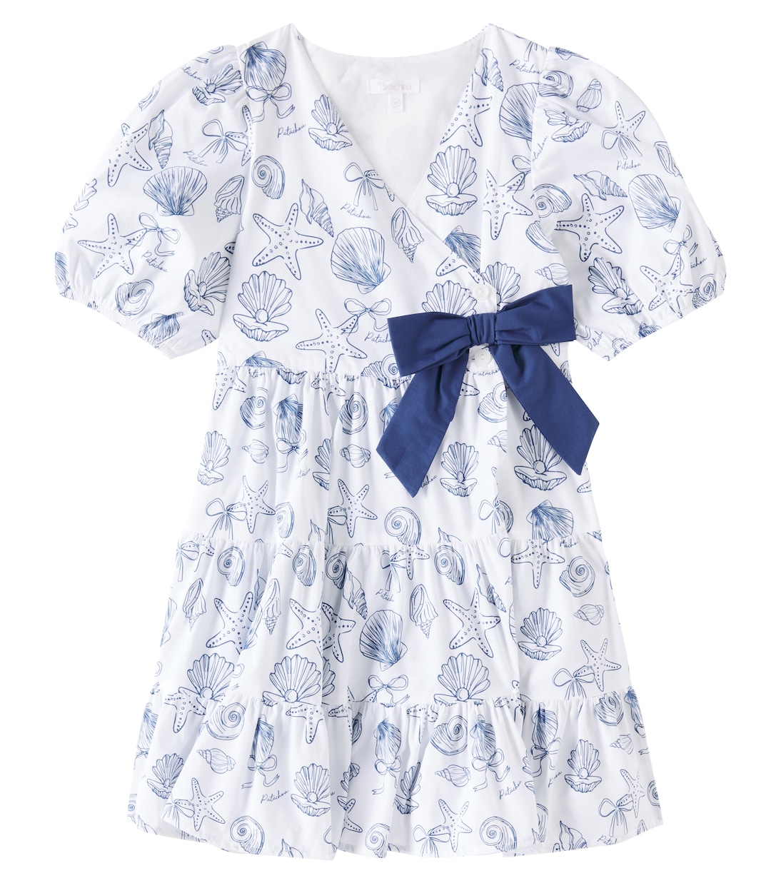 Мини-платье из принтованного хлопкового поплина Patachou, Seashells Print
Мини-платье из принтованного хлопкового поплина Patachou, Seashells Print