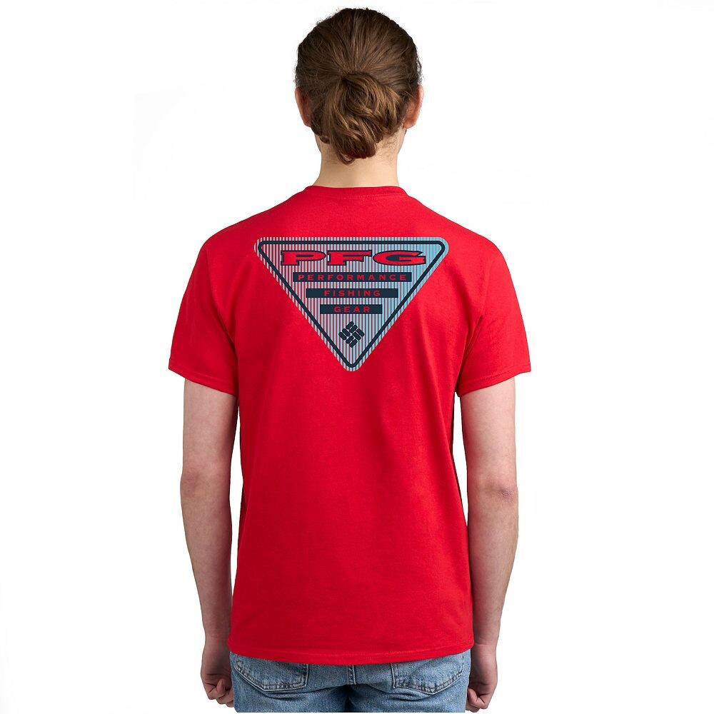 Мужская футболка с короткими рукавами и рисунком Columbia PFG, цвет Red Triangle
Мужская футболка с короткими рукавами и рисунком Columbia PFG, цвет Red Triangle