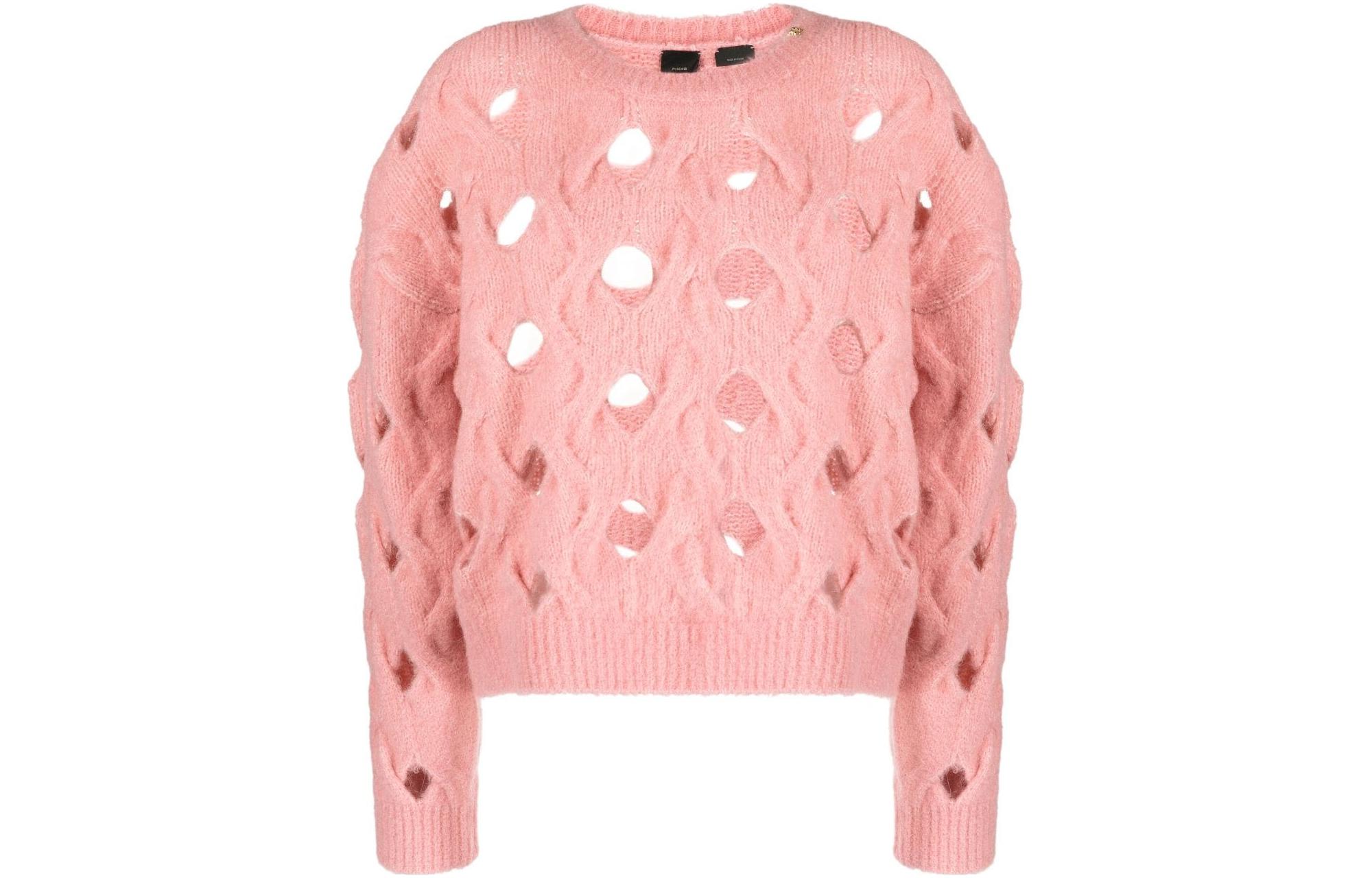 Кабельный джемпер с вырезами PINKO, розовый
Кабельный джемпер с вырезами PINKO, розовый