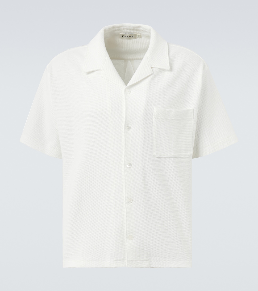 Хлопковая пике рубашка для боулинга Frame, белый
Хлопковая пике рубашка для боулинга Frame, белый