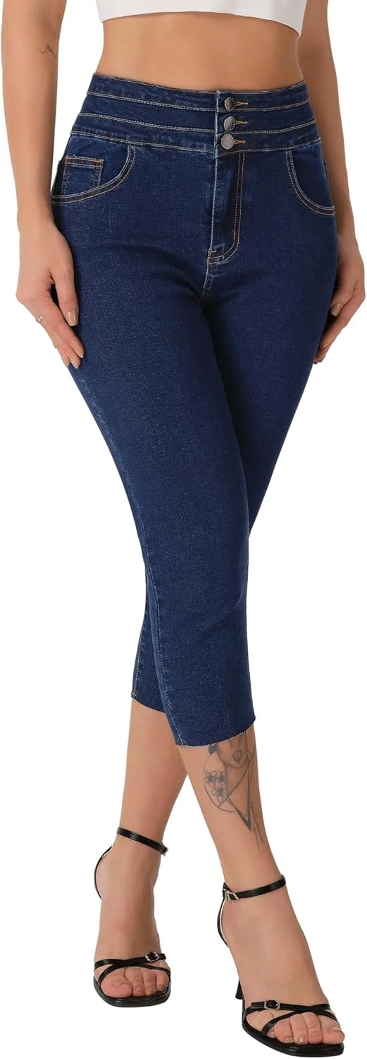 Roswear женские капри джинсы Stretchy с рваным краем Skinny Tummy Control
Roswear женские капри джинсы Stretchy с рваным краем Skinny Tummy Control