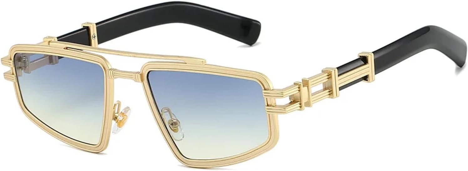 Солнцезащитные очки с защитой от УФ-излучения UV400 | Металлические петли "кошачий глаз" | Для женщин и мужчин | Для занятий спортом на открытом воздухе и вождения DSVIGF, Gold Blue
Солнцезащитные очки с защитой от УФ-излучения UV400 | Металлические петли "кошачий глаз" | Для женщин и мужчин | Для занятий спортом на открытом воздухе и вождения DSVIGF, Gold Blue