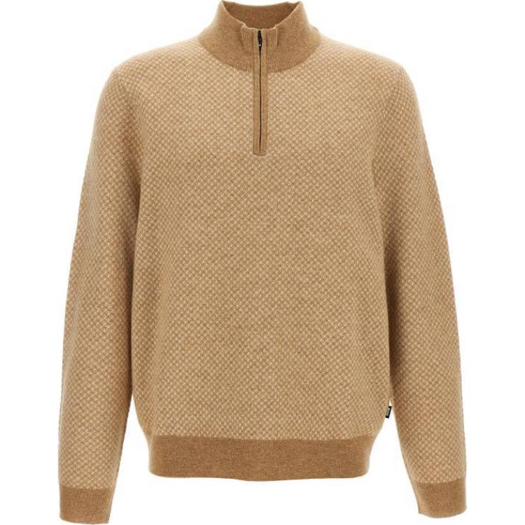 Полу-застежка вязаный джемпер HUGO BOSS, хаки
Полу-застежка вязаный джемпер HUGO BOSS, хаки