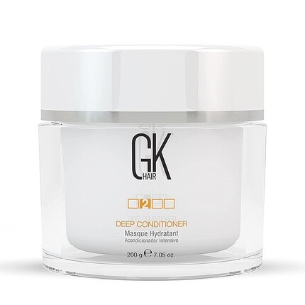 GK HAIR Global Keratin Deep Conditioning Mask Интенсивно увлажняющее восстанавливающее средство для сухих, поврежденных окрашенных и вьющихся волос 7,05 жидких унций 200 г 
GK HAIR Global Keratin Deep Conditioning Mask Интенсивно увлажняющее восстанавливающее средство для сухих, поврежденных окрашенных и вьющихся волос 7,05 жидких унций 200 г