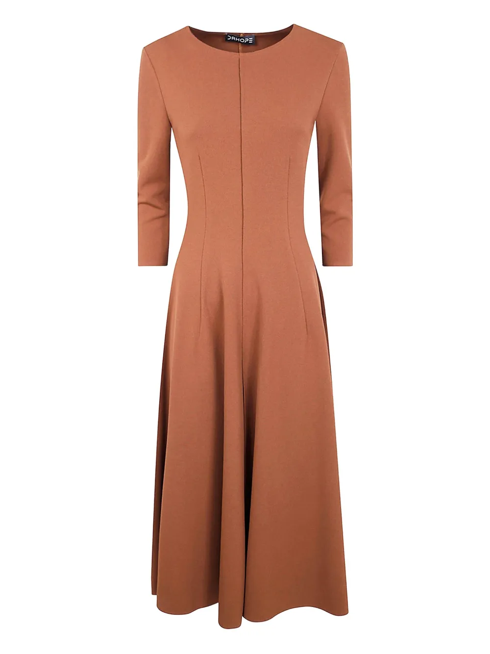 Расклешенное платье с рукавами три четверти DRHOPE, коричневый
Расклешенное платье с рукавами три четверти DRHOPE, коричневый
