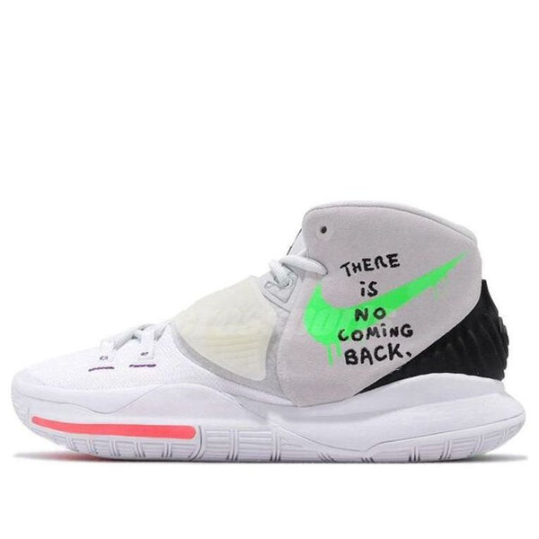 Кроссовки kyrie 6 'there is no coming back' Nike, белый
Кроссовки kyrie 6 'there is no coming back' Nike, белый