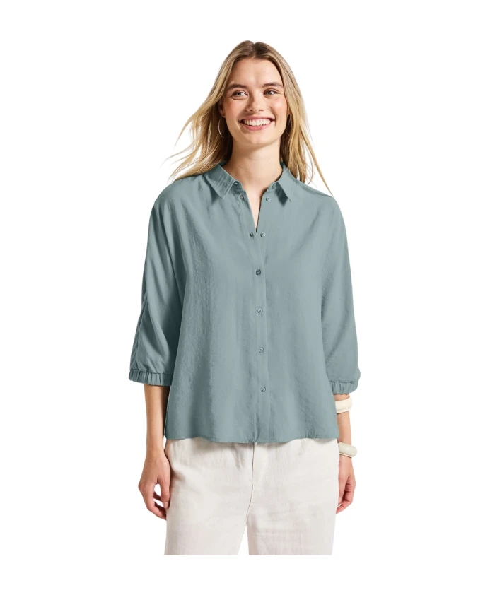 Струящаяся рубашка Street One, зеленый
Струящаяся рубашка Street One, зеленый