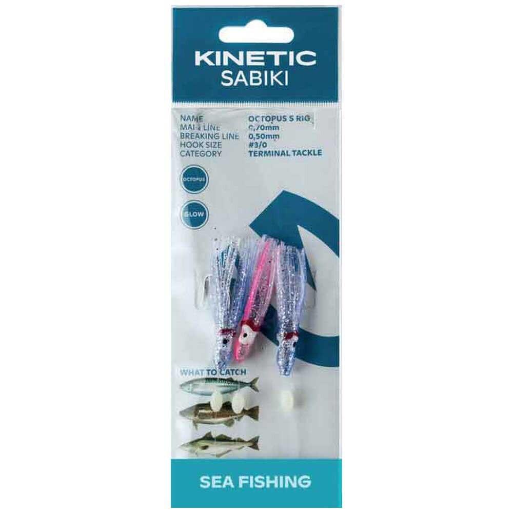 Оснастки Kinetic Sabiki Octopus, прозрачный
Оснастки Kinetic Sabiki Octopus, прозрачный