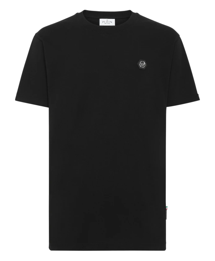 Футболка с круглым вырезом, короткий крой, кимоно, череп и кости. Philipp Plein, черный
Футболка с круглым вырезом, короткий крой, кимоно, череп и кости. Philipp Plein, черный