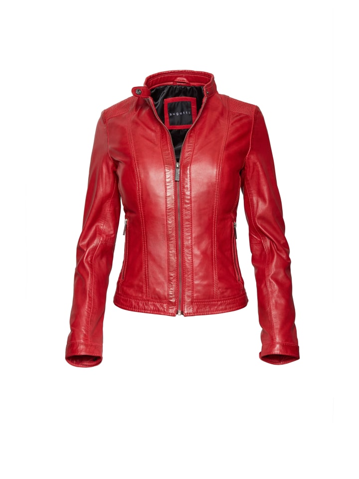 Bugatti Кожаная куртка BULady-121 красного цвета
Bugatti Кожаная куртка BULady-121 красного цвета