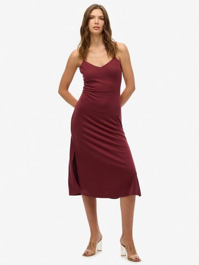 Трикотажное платье с открытой спиной Superdry, цвет Port Brown
Трикотажное платье с открытой спиной Superdry, цвет Port Brown