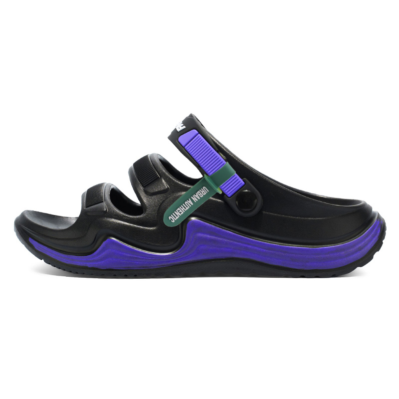 Тапочки-слайды мужские с противоскользящей подошвой URBAN AUTHENTIC, Black Gray
Тапочки-слайды мужские с противоскользящей подошвой URBAN AUTHENTIC, Black Gray