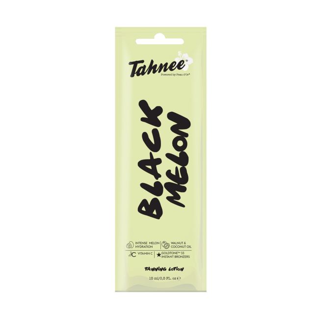 Лосьон для загара в солярии Black Melon Tahnee, 15 мл
Лосьон для загара в солярии Black Melon Tahnee, 15 мл