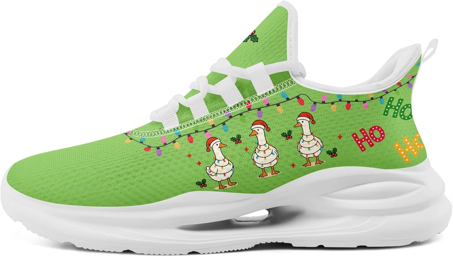 Рождественские кроссовки для мужчин и женщин, легкие спортивные с сеткой, праздничная обувь для тренировок, зала и тенниса Onegam, белый/зеленый
Рождественские кроссовки для мужчин и женщин, легкие спортивные с сеткой, праздничная обувь для тренировок, зала и тенниса Onegam, белый/зеленый