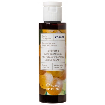 Гель для душа Санторини Виноград 40 мл - Пенящийся гель для душа Korres
Гель для душа Санторини Виноград 40 мл - Пенящийся гель для душа Korres