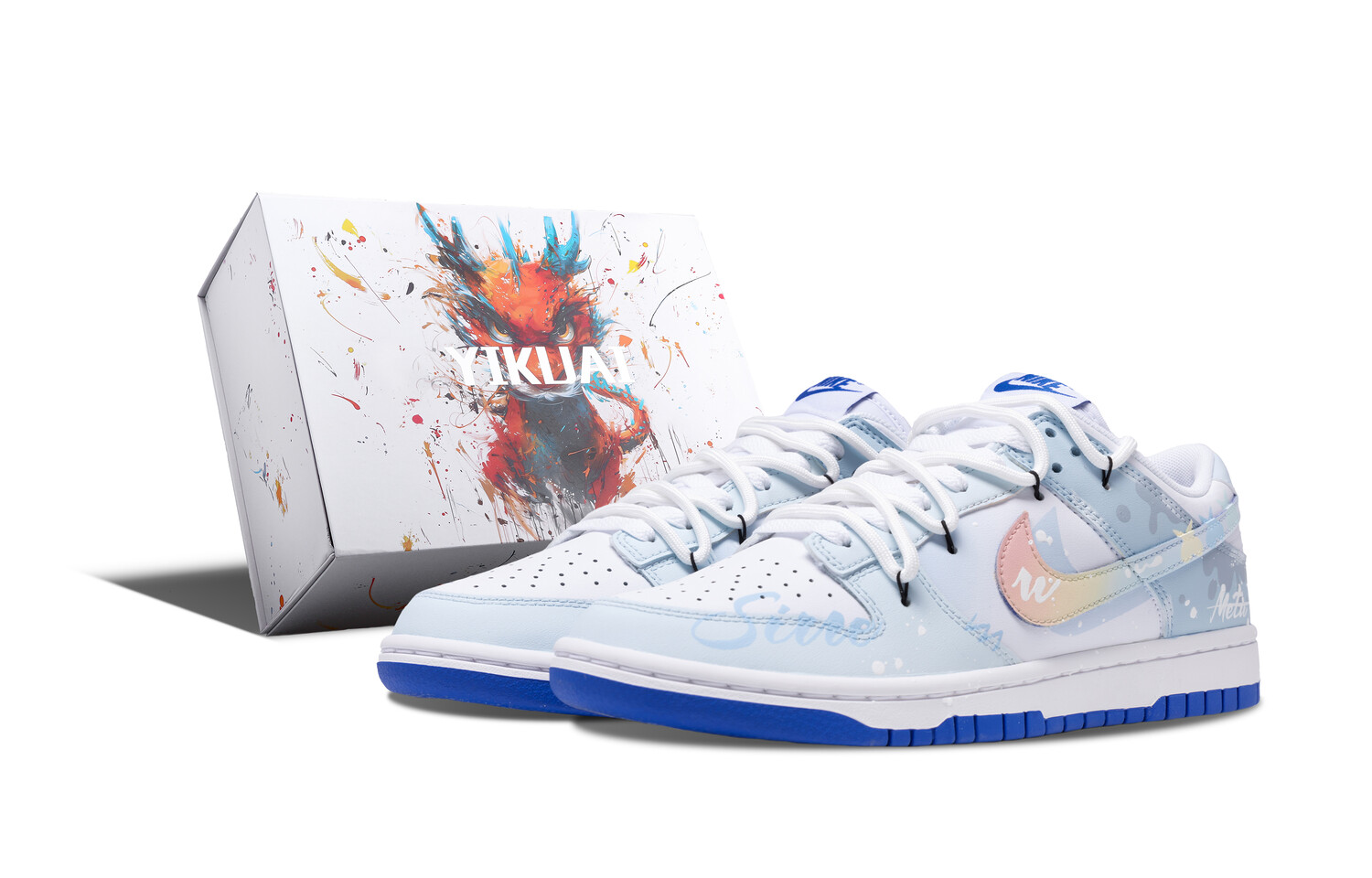 Кроссовки Nike Dunk Skateboarding Shoes Women's Low-top Blue/white/yellow, синий
Кроссовки Nike Dunk Skateboarding Shoes Women's Low-top Blue/white/yellow, синий