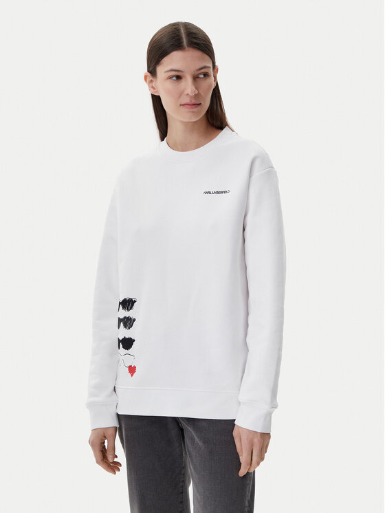 Свободный крой толстовки A1W20076 Karl Lagerfeld Jeans, белый
Свободный крой толстовки A1W20076 Karl Lagerfeld Jeans, белый