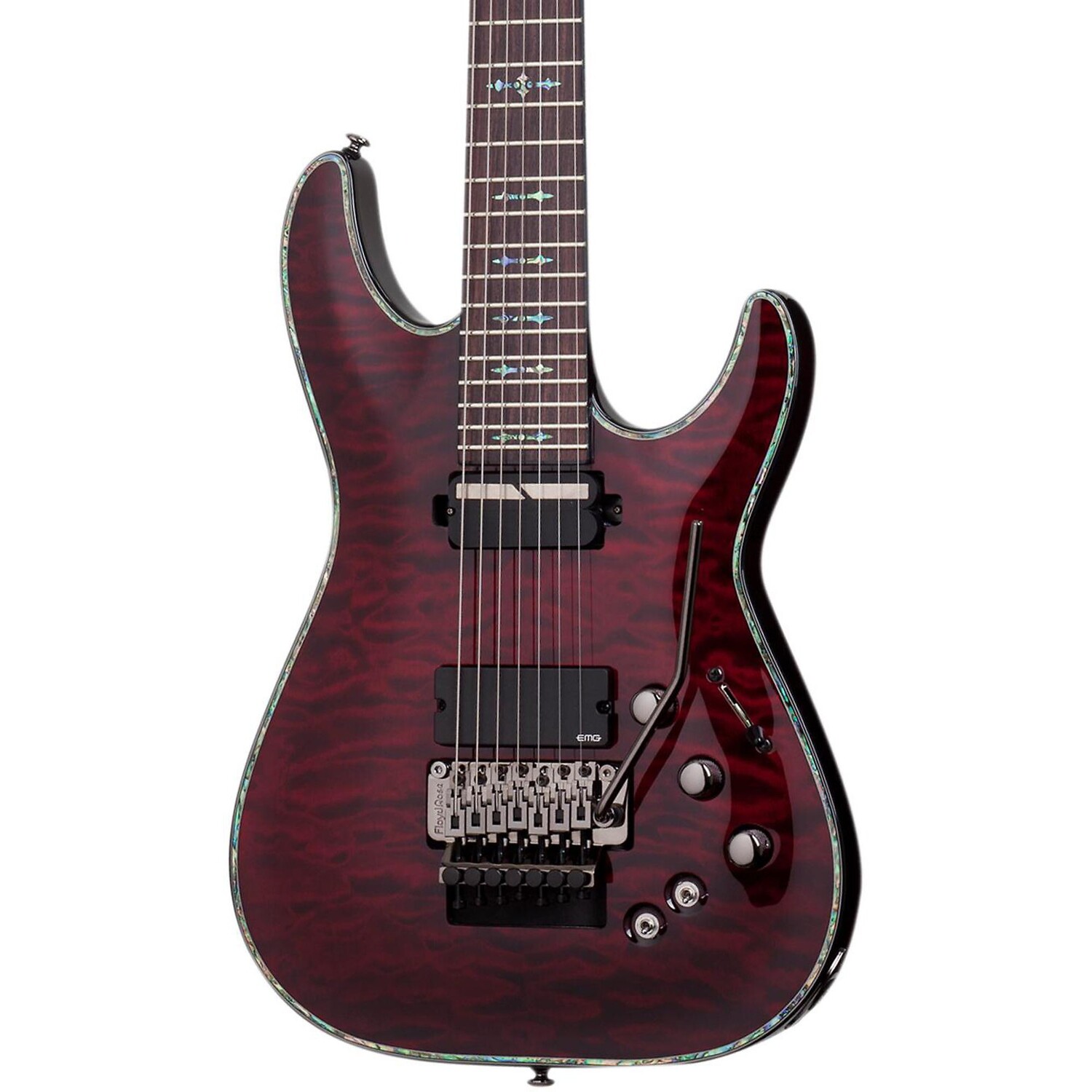 Schecter Guitar Research Hellraiser C-7 с электрогитарой Floyd Rose Sustaniac Black Cherry
Schecter Guitar Research Hellraiser C-7 с электрогитарой Floyd Rose Sustaniac Black Cherry