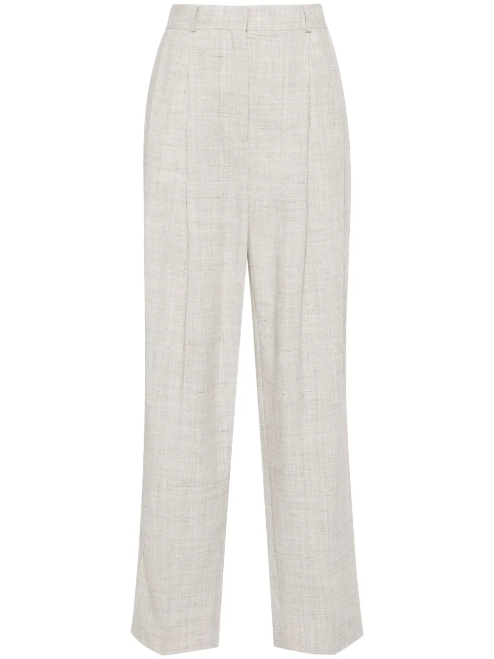 Брюки строгого кроя со складками TOTEME, нейтральный
Брюки строгого кроя со складками TOTEME, нейтральный