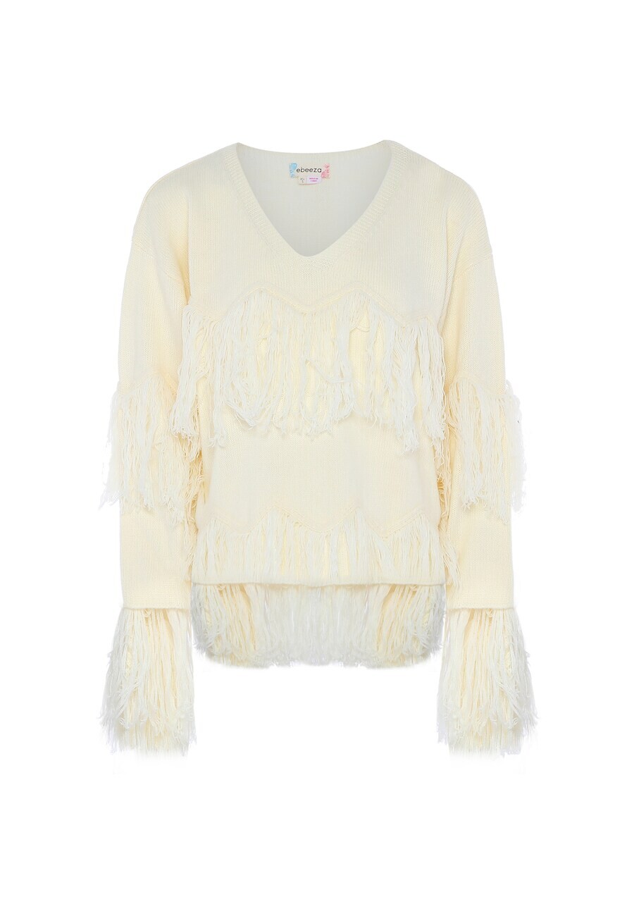 Тонкий вязаный свитер ebeeza Sweater, белый
Тонкий вязаный свитер ebeeza Sweater, белый