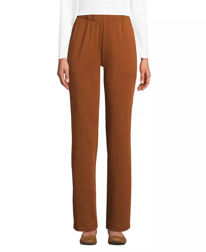 Женские спортивные трикотажные брюки с высокой посадкой Lands' End, коричневый
Женские спортивные трикотажные брюки с высокой посадкой Lands' End, коричневый