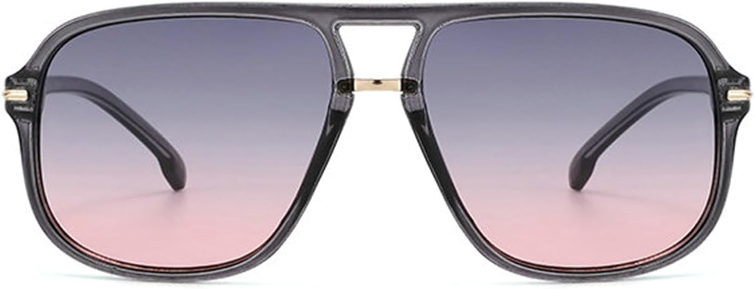 Солнцезащитные очки Willochra Luxury Oversized Pilot для женщин и мужчин, винтажные квадратные солнцезащитные очки с градиентным переходом, очки для активного отдыха, защита от УФ-излучения UV400, C4
Солнцезащитные очки Willochra Luxury Oversized Pilot для женщин и мужчин, винтажные квадратные солнцезащитные очки с градиентным переходом, очки для активного отдыха, защита от УФ-излучения UV400, C4