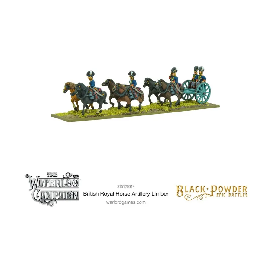 Передок британской королевской конной артиллерии, Black Powder - Epic Battles - The Waterloo Campaign (15mm)
Передок британской королевской конной артиллерии, Black Powder - Epic Battles - The Waterloo Campaign (15mm)