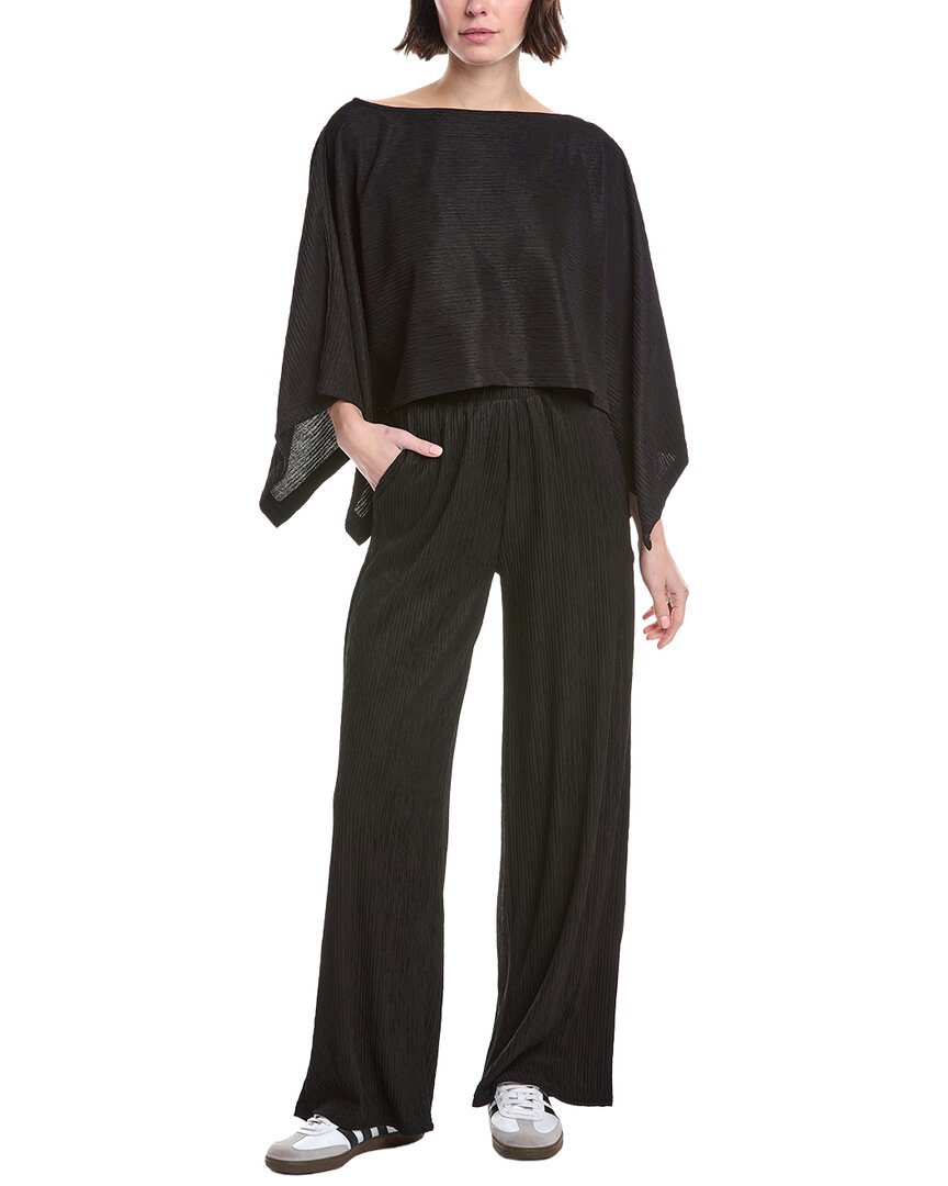 MARION Комплект из 2 предметов плиссированной накидки-кимоно и брюк, черный
MARION Комплект из 2 предметов плиссированной накидки-кимоно и брюк, черный