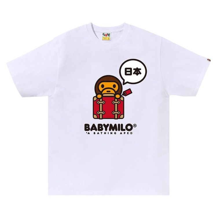Футболка BAPE Japan Baby Milo Tee #3, White
Футболка BAPE Japan Baby Milo Tee #3, White