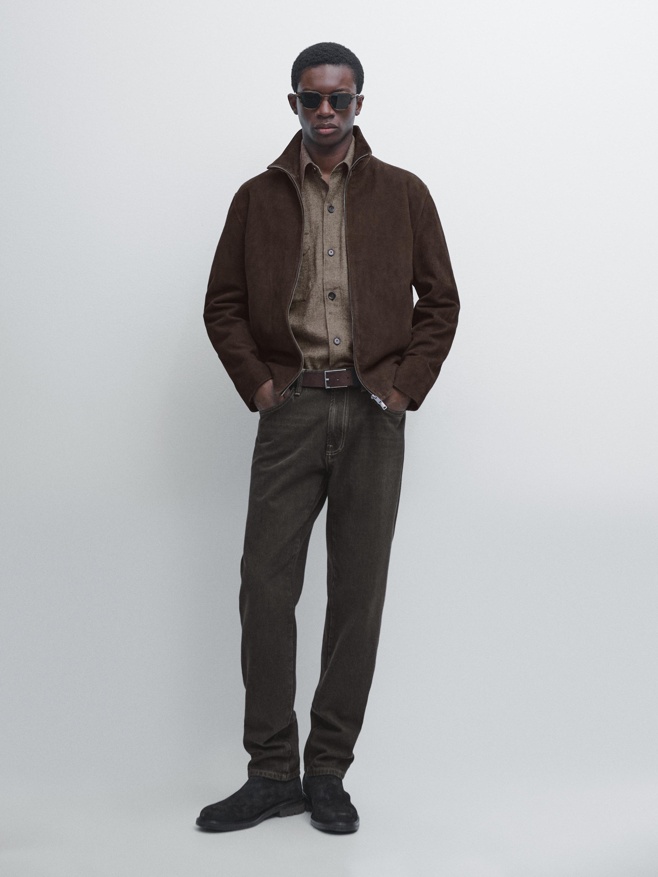Замшевая кожаная куртка Massimo Dutti, grey
Замшевая кожаная куртка Massimo Dutti, grey
