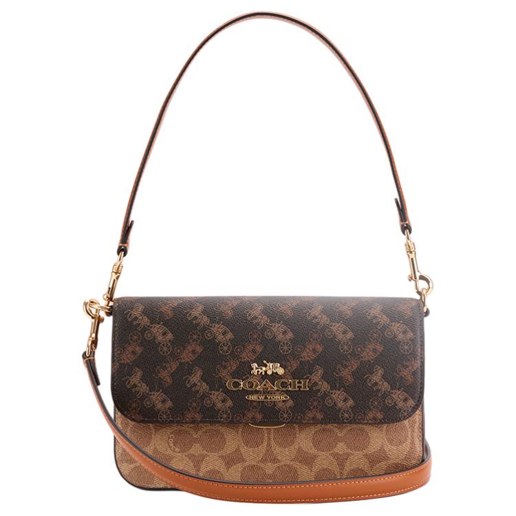 COACH Женская сумка через плечо из искусственной кожи среднего размера
COACH Женская сумка через плечо из искусственной кожи среднего размера